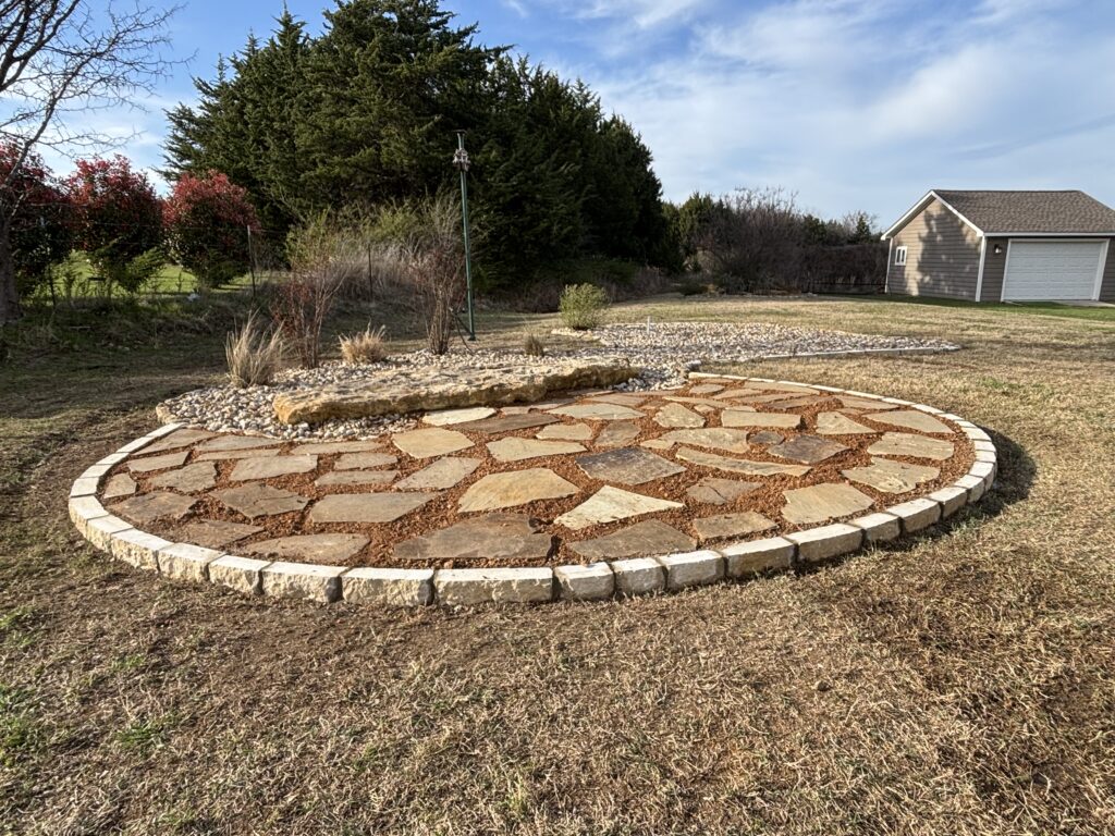 Flagstone patio Collin County