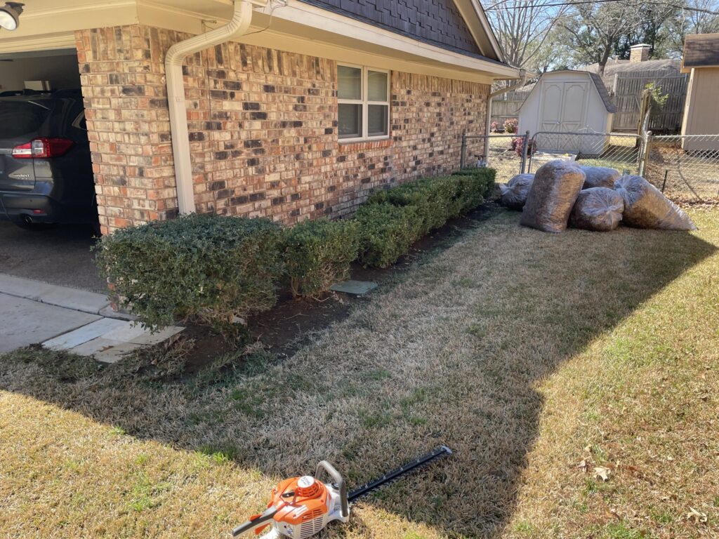 Residential lawn maintenance service in Denison, TX