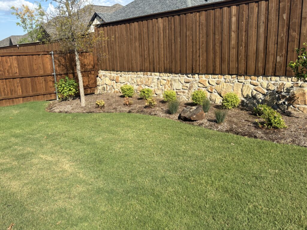 Sod install on a Pottsboro slope