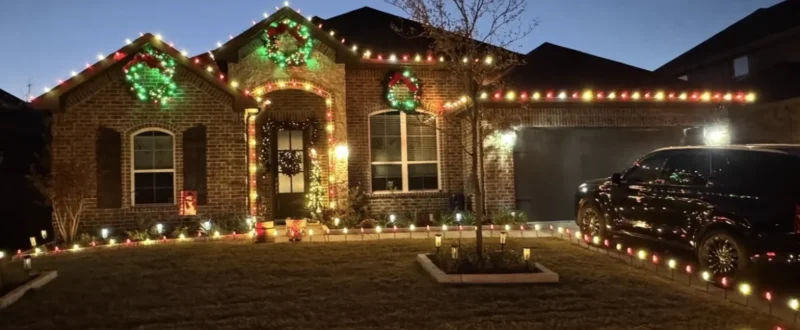 Christmas light installation Denison TX