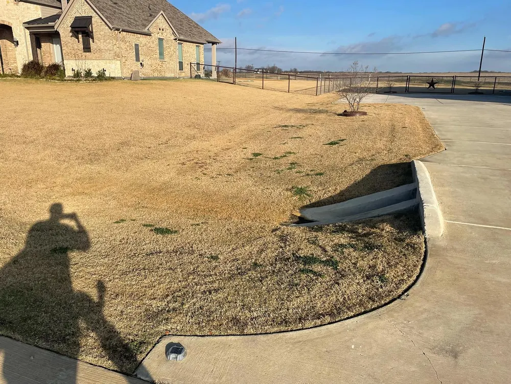 Completed landscape project by Barefoot Lawn Maintenance